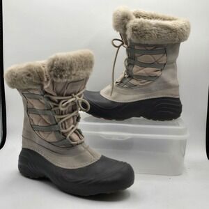 Columbia Women's Winter snow Boots - Gray and Tan